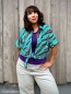 Preview: Viskose- Webware - Love Collection - Kibadoo - Tiger - aqua - orange - lila